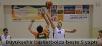 Büyükşehir basketbolda beşte 5 yaptı