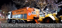 Büyükşehir Belediyesinin kar mesaisi devam ediyor