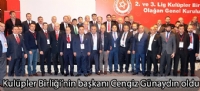 2. ve 3. Lig Kulüpler Birliği'nin başkanı Cengiz Günaydın oldu