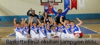 Baskette Final okulları şampiyon oldu
