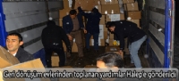 Geri dönüşüm evlerinden toplanan yardımlar Halep'e gönderildi