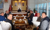 Polat, şube başkanlarıyla bir araya geldi