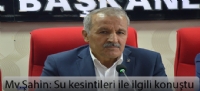 Milletvekili Şahin su kesintileri ile ilgili konuştu