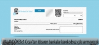 1 Ocak'tan itibaren bankalar karekodsuz çek vermeyecek