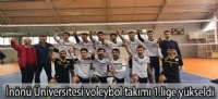 İnönü Üniversitesi voleybol takımı 1.lige yükseldi