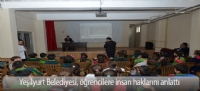 Yeşilyurt Belediyesi, insan hakları haftası dolayısıyla öğrencilere insan haklarını anlattı