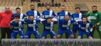 Yeşilyurt Belediyespor Antalya'daki ilk hazırlık maçını oynadı