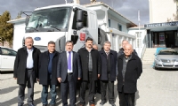 Türkiye Belediyeler Birliği Darende Belediyesine kamyon hediye etti