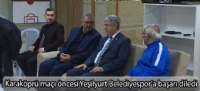 Başkan Polat, bu hafta oynayacağı Karaköprü maçı öncesi Yeşilyurt Belediyespor'a başarı diledi