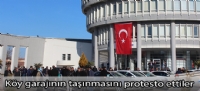 Köy garajının taşınmasını protesto ettiler