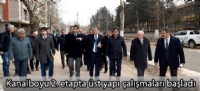 Kanalboyu 2. etapta üst yapı çalışmaları başladı