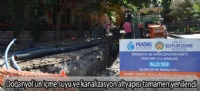 Doğanyol'un içme suyu ve kanalizasyon altyapısı tamamen yenilendi