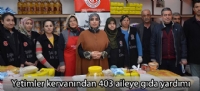 Yetimler kervanından 403 aileye gıda yardımı