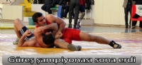 Güreş şampiyonası sona erdi