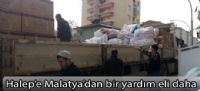 Halep'e Malatya'dan bir yardım eli daha
