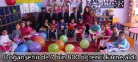 Doğanşehir de 7 bin 800 öğrenci karne aldı