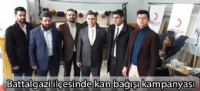 Battalgazi ilçesinde kan bağışı kampanyası