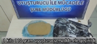 1 kilo 110 gram uyuşturucu madde ele geçirildi