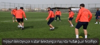 Yeşilyurt Belediyespor-Araban Belediyespor maçında mutlak puan hedefliyor