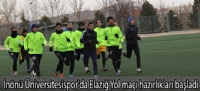 İnönü Üniversitesispor'da Elazığ Yol maçı hazırlıkları başladı