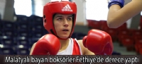 Malatyalı bayan boksörler Fethiye'de derece yaptı