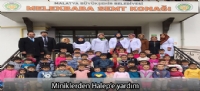 Miniklerden Halep'e yardım