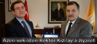 Azeri vekilden Rektör Kızılay'a ziyaret