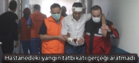 Hastanedeki yangın tatbikatı gerçeği aratmadı