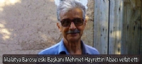 Malatya Barosu eski Başkanı Mehmet Hayrettin Abacı vefat etti