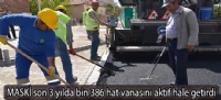 MASKİ son 3 yılda bin 386 hat vanasını aktif hale getirdi