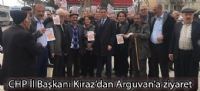 CHP İl Başkanı Kiraz'dan Arguvan'a ziyaret