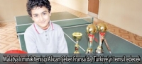 Malatyalı minik tenisçi Alican Şeker Fransa'da, Türkiye'yi temsil edecek
