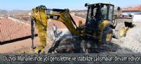 Düzyol Mahallesinde yol genişletme ve stabilize çalışmaları devam ediyor