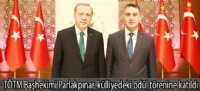 TÖTM Başhekimi Parlakpınar, külliyedeki ödül törenine katıldı