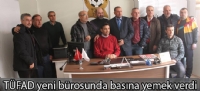 TÜFAD yeni bürosunda basına yemek verdi