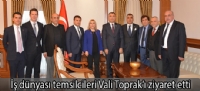 İş dünyası temsilcileri Vali Toprak'ı ziyaret etti