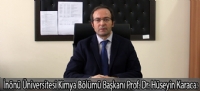 İnönü Üniversitesi Kimya Bölümü Başkanı Prof. Dr. Hüseyin Karaca: