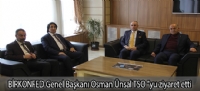 BİRKONFED Genel Başkanı Osman Ünsal TSO ”yu ziyaret etti