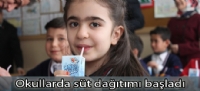 Okullarda süt dağıtımı başladı