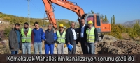 Kömekavak Mahallesinin kanalizasyon sorunu çözüldü