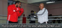 Malatyalı boksörlerin Üniversiteler Arası Türkiye Şampiyonası hazırlıkları sürüyor