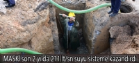 MASKİ son 2 yılda 211 lt/sn suyu sisteme kazandırdı