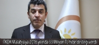 TKDK Malatya'ya 2016 yılında 33 Milyon TL hibe desteği verdi