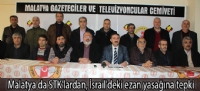 Malatya da STK'lardan, İsrail'deki ezan yasağına tepki
