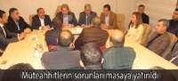 Müteahhitlerin sorunları masaya yatırıldı