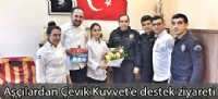 Aşçılardan Çevik Kuvvet'e destek ziyareti