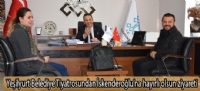 Yeşilyurt Belediye Tiyatrosundan İskenderoğlu'na hayırlı olsun ziyareti
