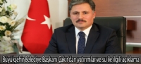 Büyükşehir Belediye Başkanı Çakır'dan yatırımlar ve su ile ilgili açıklama