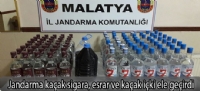 Jandarma kaçak sigara, esrar ve kaçak içki ele geçirdi
