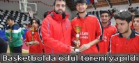 Basketbolda ödül töreni yapıldı
